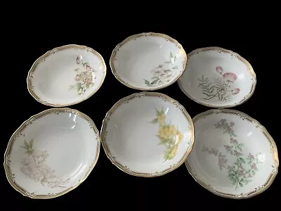 Buy 6X Noritake Gala Contessa Cereal Bowls With Different Flowers • 125£