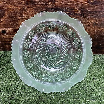 Buy Vintage Art Deco Davidson Green Glass Bowl Collectable 1930's • 9.99£