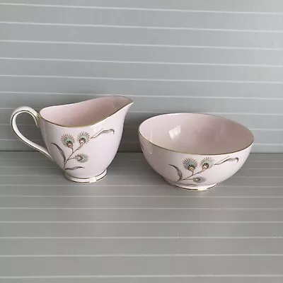 Buy Tuscan Bone China Sweet Grass Creamer - Milk Jug And Open Sugar Bowl - F309h • 4.99£