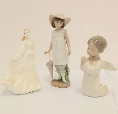 Buy Nao Lladro Royal Doulton Figurine Set Woman Girl Angel Umbrella X3 RMF15-SJT  • 4.99£