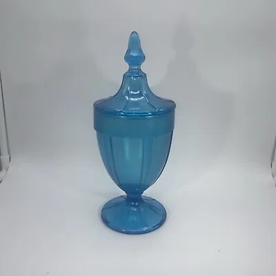 Buy Vintage 1920's Fenton Celeste Blue  Dish Iridescent Stretch Glass.  Has Crazing • 41.94£