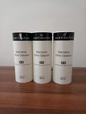 Buy Two Dartington Stemless Wine Glasses  • 15£