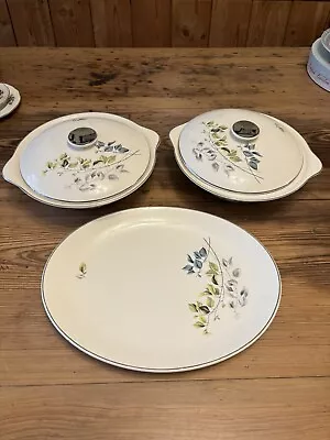 Buy Vintage Myott Son And Co Ltd Serving Plate, Serving Dishes Lidded , Gravy Boat • 69.99£