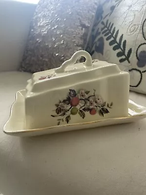 Buy Vintage Romanian Ceramic Butter Dish With Lid • 5£
