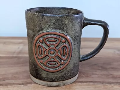 Buy Tremar Pottery Large Celtic Cross Mug Stoneware Rustic Tankard Vintage Cornish C • 15£