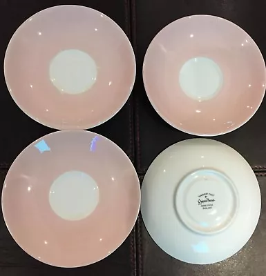 Buy Queen Anne ‘Harvest  Pink’ 4 Saucers • 7£