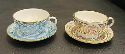 Buy Spode Copeland Bone China. Two Miniature Cups And Saucers • 5£