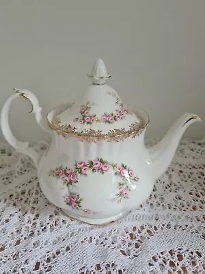 Buy Royal Albert Dimity Rose Large Teapot Bone China Made In England.  • 89.99£