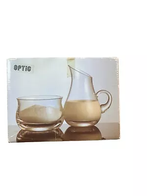 Buy Lovely Handmade Dartington Glass Sugar & Cream Set Designed By Frank Thrower • 27.03£