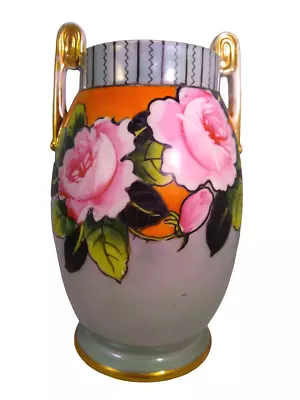 Buy 1920s Noritake Japan Lusterware Porcelain Vase - Rare • 69.89£