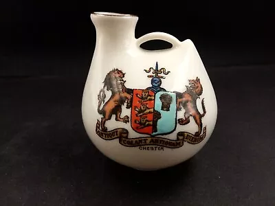 Buy Goss Crested China - CHESTER/SEE OF CHESTER On Matching Chester Roman Vase. • 7£