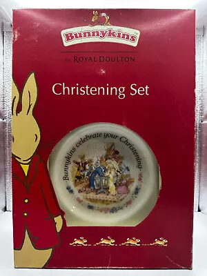Buy BUNNYKINS By Royal Doulton Christening Set Never Opened • 24.40£