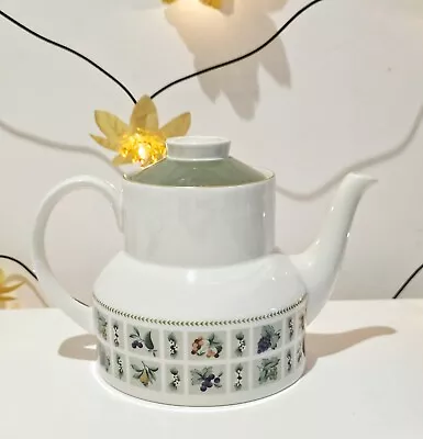 Buy Royal Doulton Tapestry Tea Pot With Lid Fine China White Floral Pattern • 16.50£