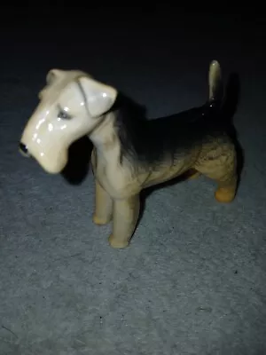 Buy Beswick England Brown/Black Airedale Terrier Standing Approx. 4  Long • 10.99£
