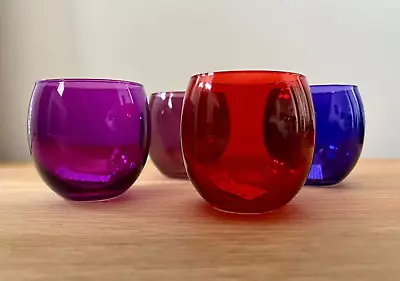 Buy LSA Glass Tea Light Candle Holders Coro Collection Set Of 4 Berry Colour No Box • 12.50£