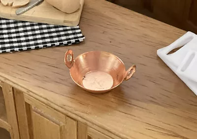 Buy 1/12th Dolls House Miniature Copper Wok Stir Fry Pan Cookware NEW FREE P & P • 4.49£