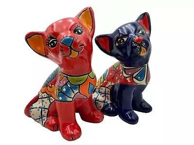 Buy Talavera Chihuahua Dog Sculpture Mexican Pottery Folk Art Home Decor 8.75  • 111.83£