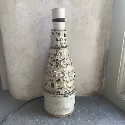 Buy Vintage Retro Mid Century 1960s 1970s Studio Pottery Table Lamp Base • 19.95£