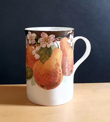 Buy English Pear And Blossom Fine Bone China Mug Vintage Denmead Pottery England • 8£