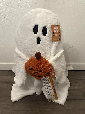 Buy Large New Decor Halloween Pottery Barn 23” Gus The Ghost Dupe Light Up Pumpkin • 65.24£