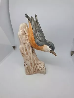 Buy Goebel German China - Hand Painted Nuthatch Bird Figure (A17) • 12£