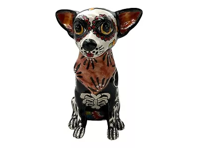Buy Talavera Chihuahua Folk Art Cute Dog Home Decor Mexican Pottery Multicolor 8.5  • 124.88£