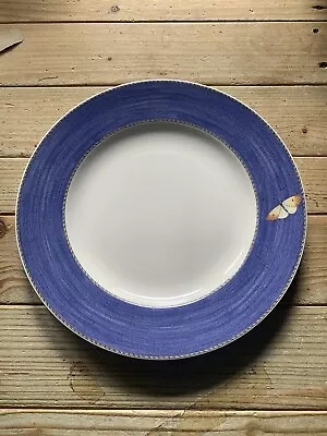 Buy Wedgwood Sarah's Garden Queen's Ware Blue Dinner Plate 11 Inches • 18£