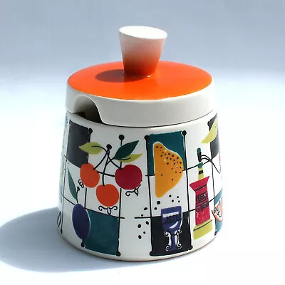 Buy Vintage 1960s Goebel West Germany Ceramic Sugar / Conserve / Relish / Jam Jar • 22£