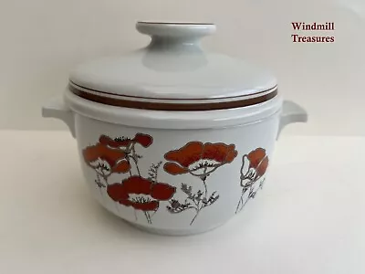 Buy Vintage Royal Doulton Fieldflower Stoneware Casserole - Great Condition • 7.99£