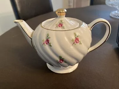 Buy Vintage SADLER Tea For One Teapot ROSE Decoration • 10£