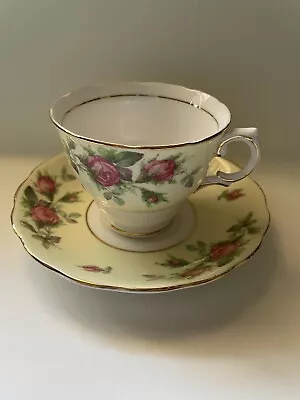 Buy 1960's Vintage Colclough English Bone China Red Rose English Tea Cup And Saucer • 13.98£