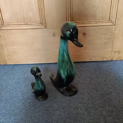 Buy Vintage Blue Mountain Pottery Duck And Duckling • 14£