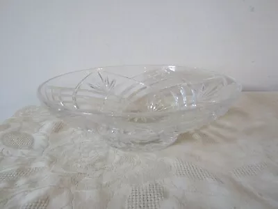 Buy Vintage Retro Patterned Glass Fruit Bowl Serving Dish 24cm Diameter • 11.99£