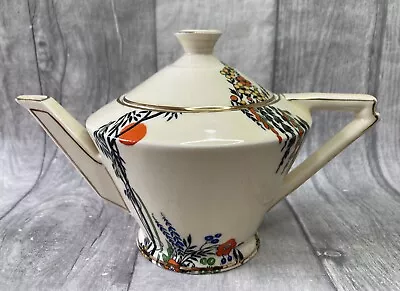 Buy Vintage Royal Cauldon Clair De  Lune Art Deco Style Teapot • 29.99£