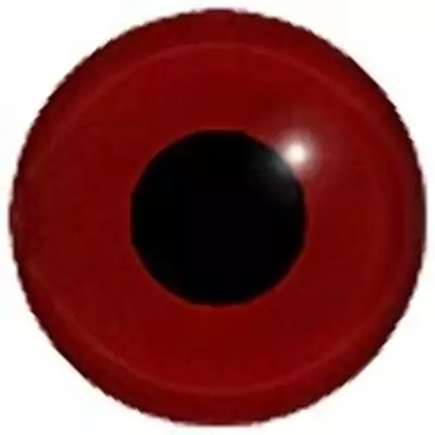 Buy Dark Red Crystal Glass Eyes On Wire - Round Pupil • 5.95£