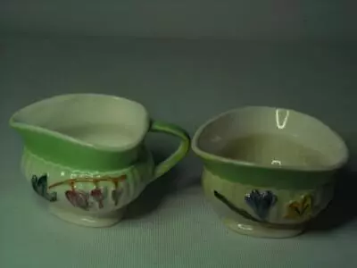 Buy Vintage Shorter And Son FLORAL MILK JUG & SUGAR BOWL 6 Photos • 11.95£