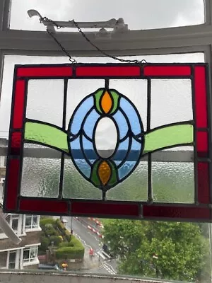 Buy Recreated Stained Glass Panel With Hanging Chain • 150£