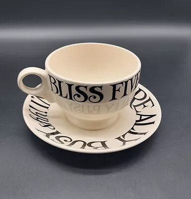 Buy Rare -Emma Bridgewater -2012 Toast & Marmalade Jumbo Cup & Saucer  • 93.18£