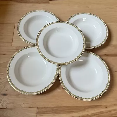 Buy Limoges Haviland France Soup Salad Bowl Albany Greek Key Pattern Porcelain 5pc • 21.43£