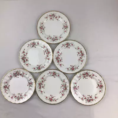 Buy Royal Albert Paragon Victoriana Rose Side Plates X6 Fine Bone China 20 Cm 8 Ins • 42.95£