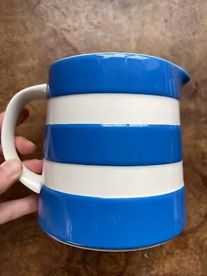 Buy Cornish Ware Blue Strip Ceramic Jug • 15£