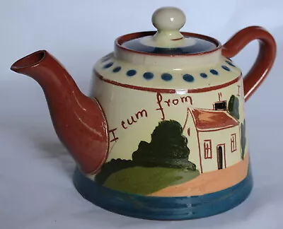 Buy Vintage Torquay Cottage Motto Ware Ifracombe Souvenir Teapot - Watcombe Pottery • 16£