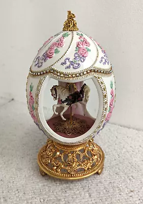 Buy Franklin Mint House Of Faberge Musical Egg Carousel Horse Collectable • 24.99£