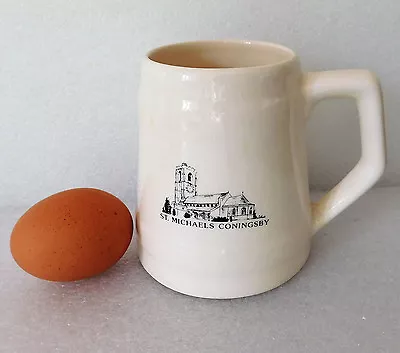 Buy Vintage Mug Coningsby St Michaels Church Lincolnshire Tankard Anglia Pottery • 6.99£
