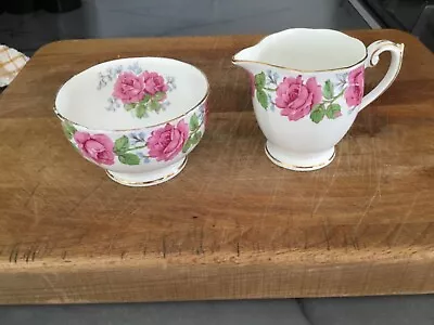 Buy Lady Alexander Queen Ann Bone China Creamer & Sugar Bowl • 8.99£