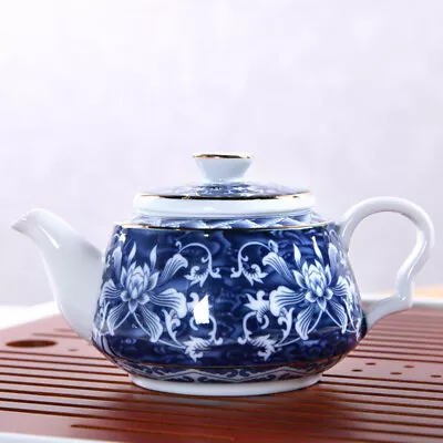 Buy  Blue And White Porcelain Teapot Pour Portable Kettle Travel Mini • 15.18£