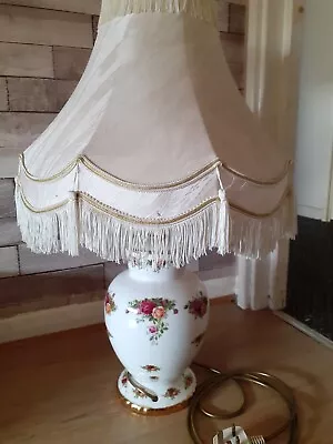 Buy Royal Albert Old Country Rose Table Lamp Large With Original Shade • 24.99£