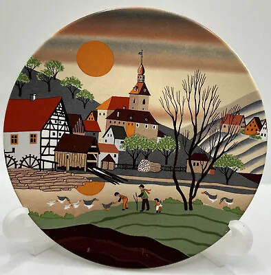 Buy Vintage Poole Pottery 15 Cm Scenic Plate *427 Autumn II* Boxed • 18£