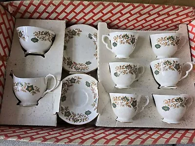 Buy Bone China Gainsborough Complete Tea Set, Never Used • 49.99£