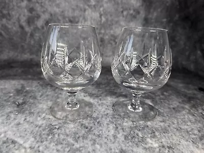 Buy Pair Stuart Crystal Glass Carlingford Brandy Balloon Glass No Stamp  • 9.99£